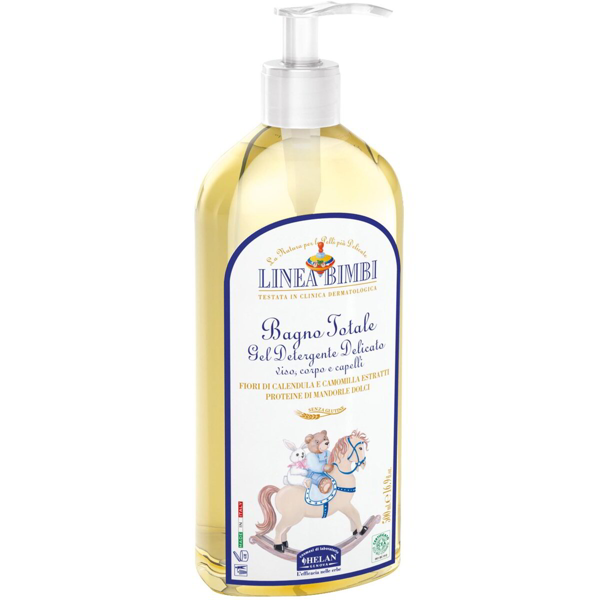 Gel detergente delicato calendula e camomilla Bagno Totale Linea Bimbi