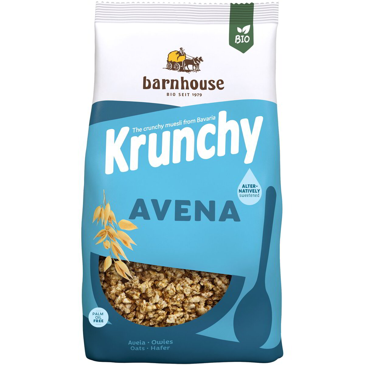Muesli granola Krunchy Sun con avena