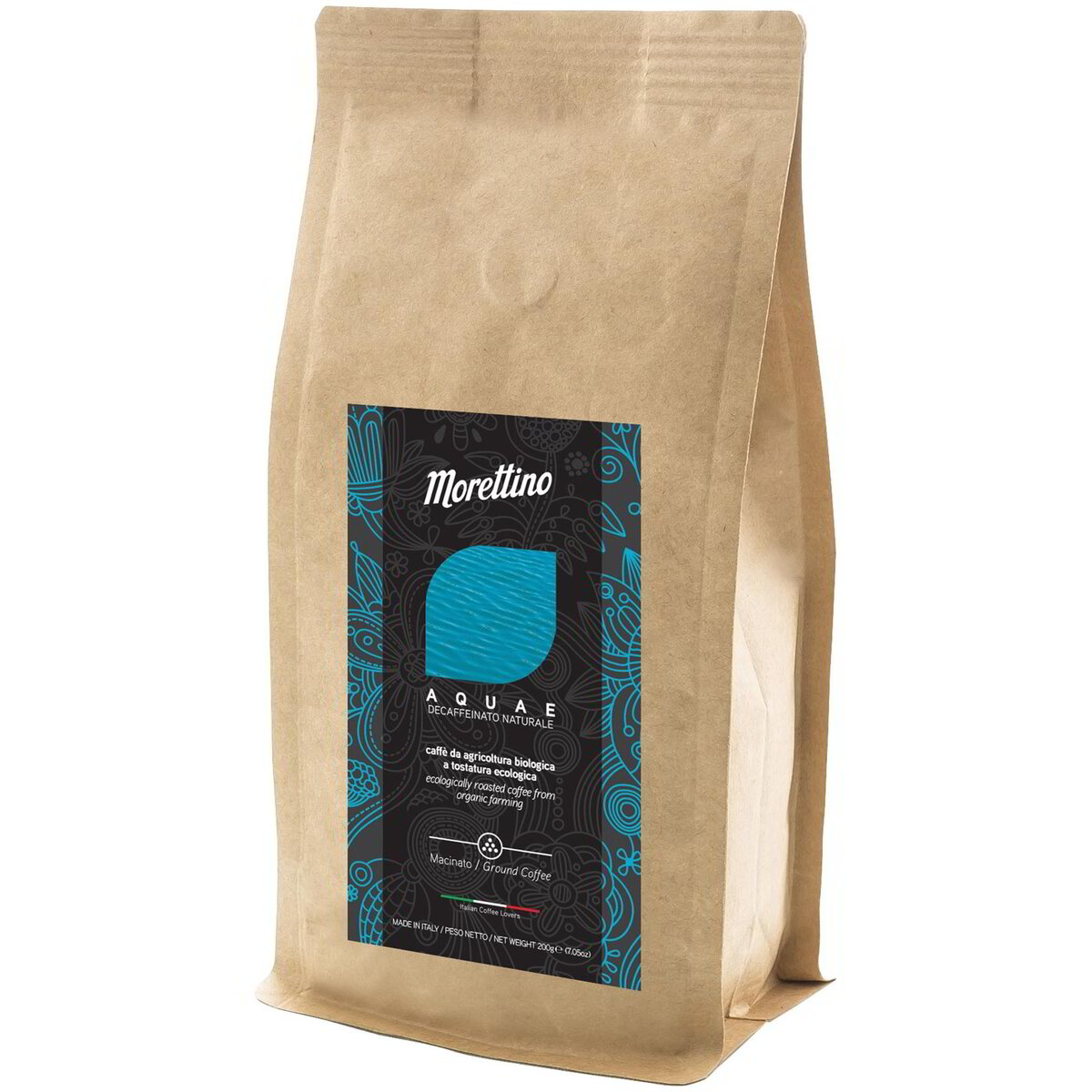 Miscela di caffè decaffeinato Aquae 100% Arabica