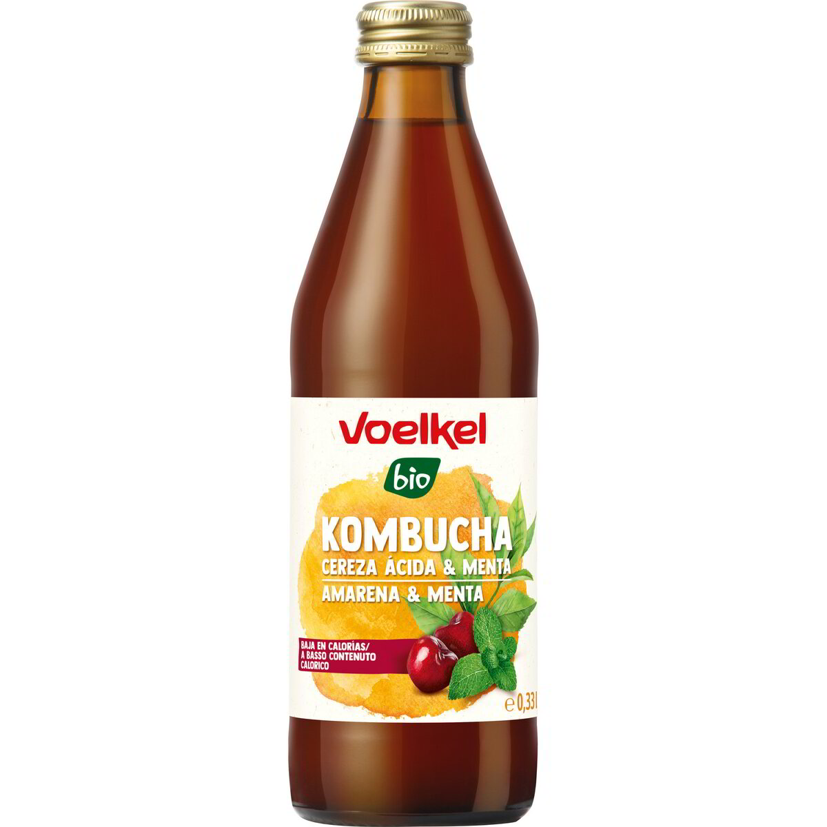 Kombucha con amarena e menta