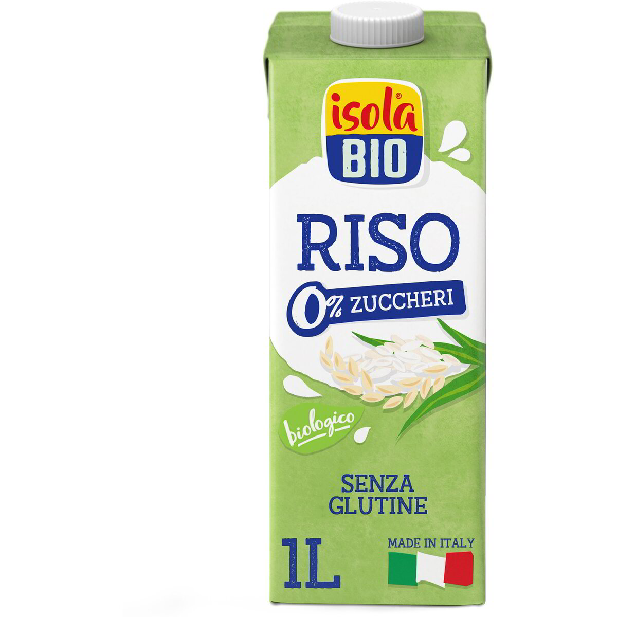 Bevanda vegetale di riso zero zuccheri