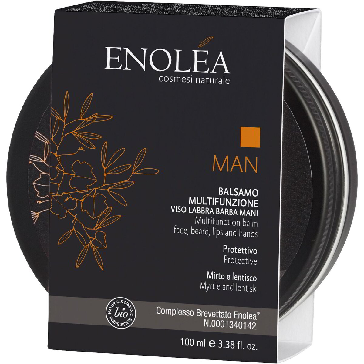 Balsamo multifunzione viso labbra barba mani Linea Uomo