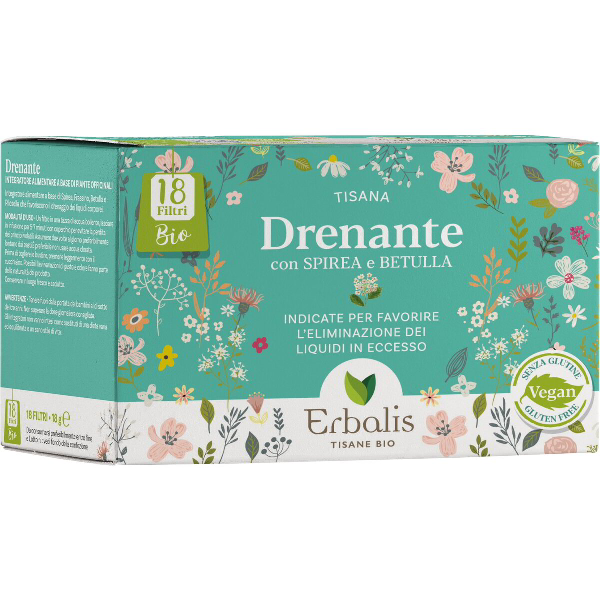 Tisana drenante con spirea e betulla