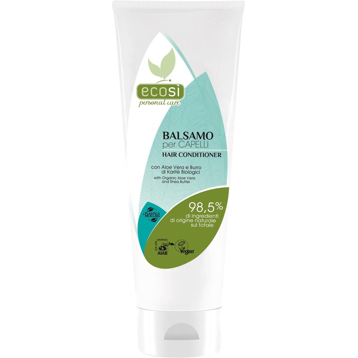 Balsamo per capelli con aloe vera e karité