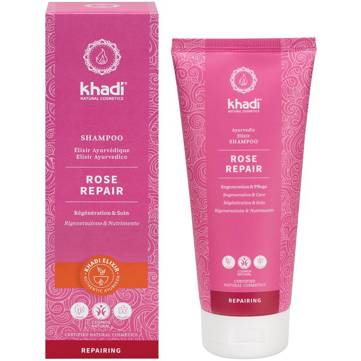 Shampoo ayurvedico Rose effetto rigenerante