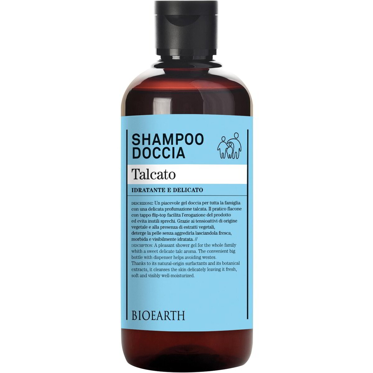 Shampoo doccia talcato idratante