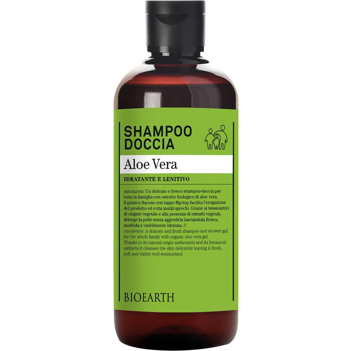Shampoo doccia idratante con aloe vera