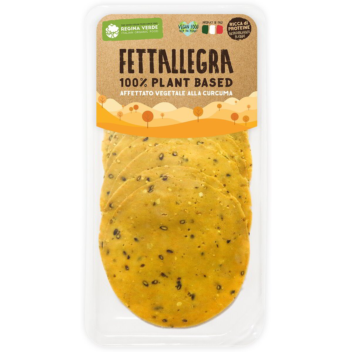 Fettallegra affettato vegetale con curcuma