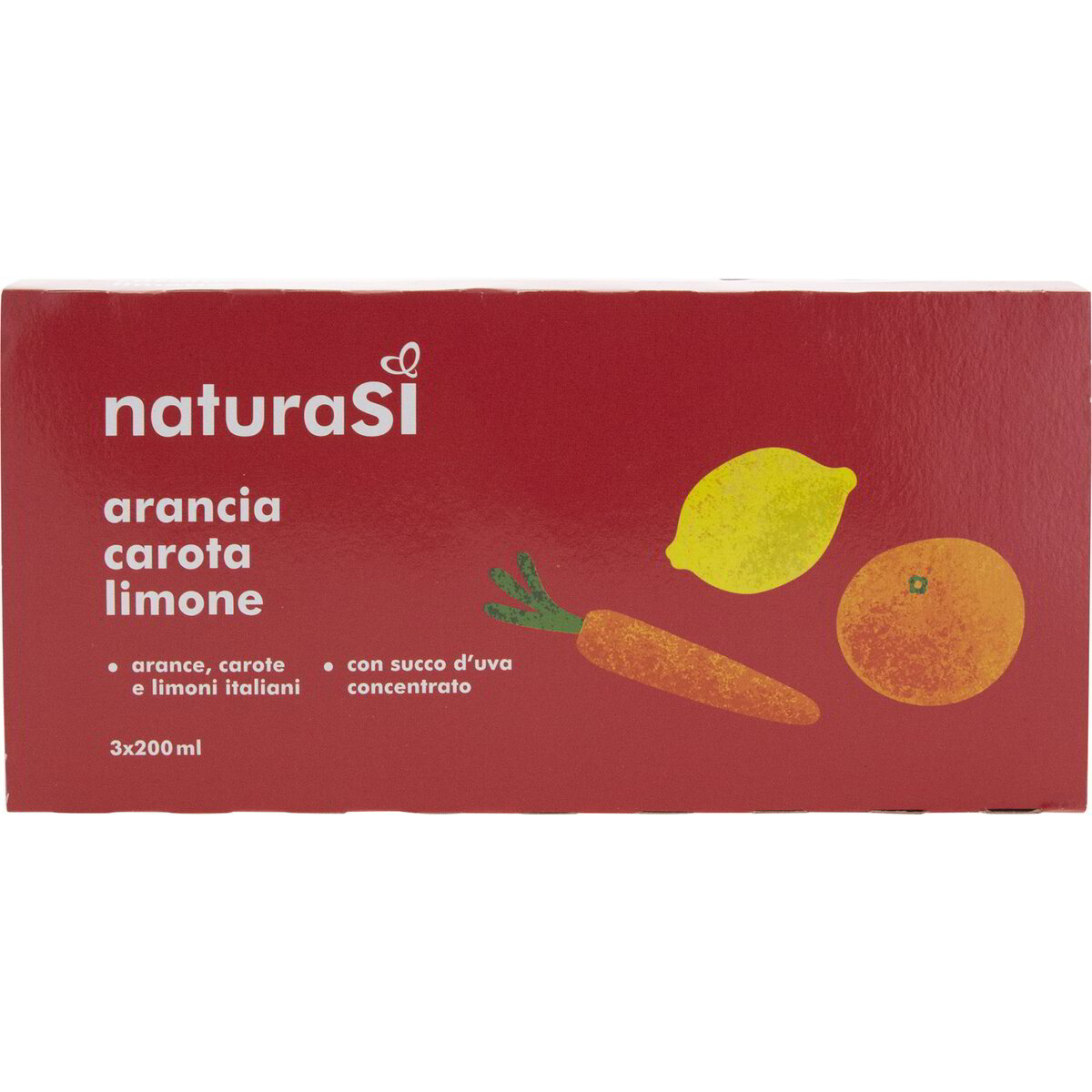 Bevanda arancia carota limone