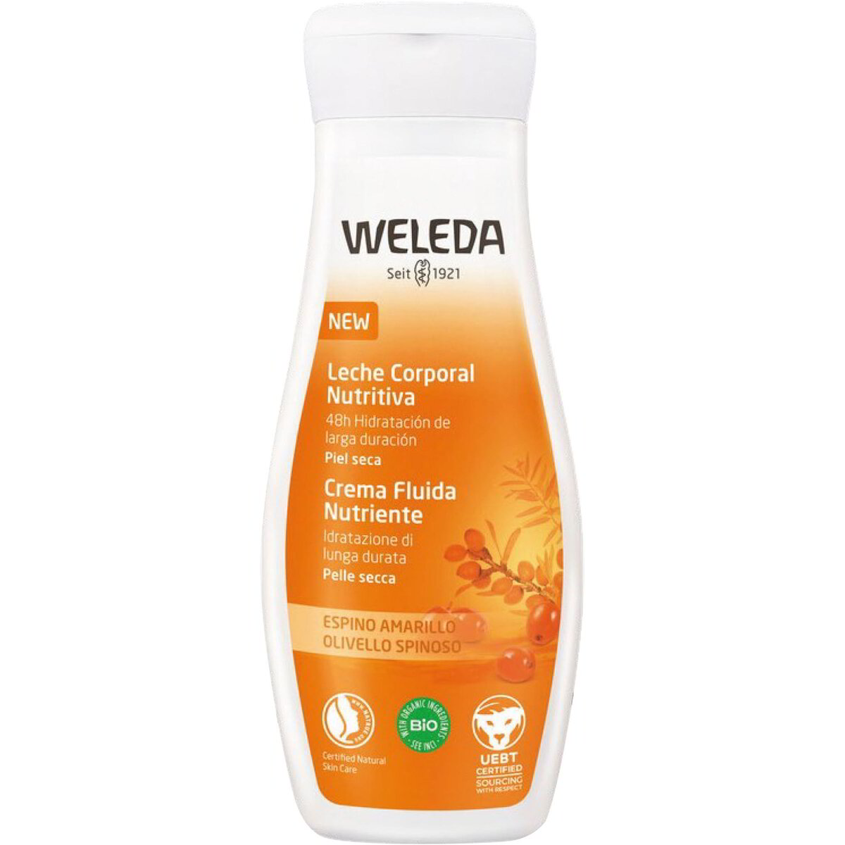 Crema fluida Nutriente con olivello spinoso
