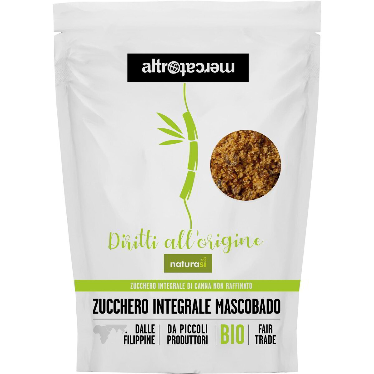 Zucchero integrale di canna Mascobado