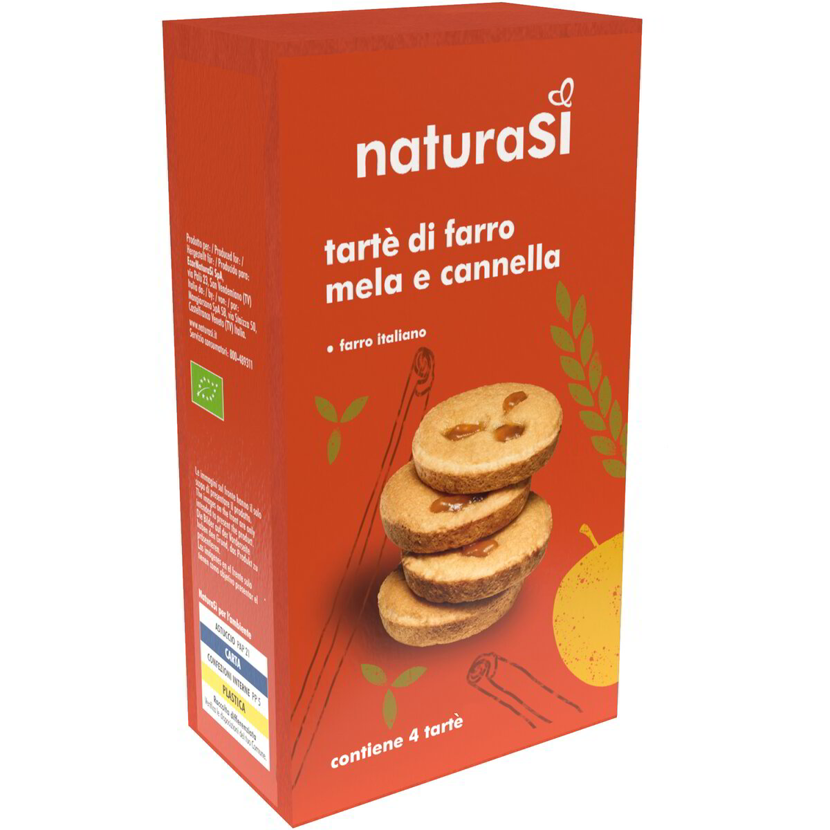 Tartè di farro, mela e cannella