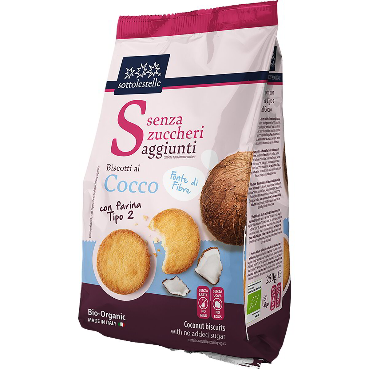 Biscotti al cocco con farina tipo 2