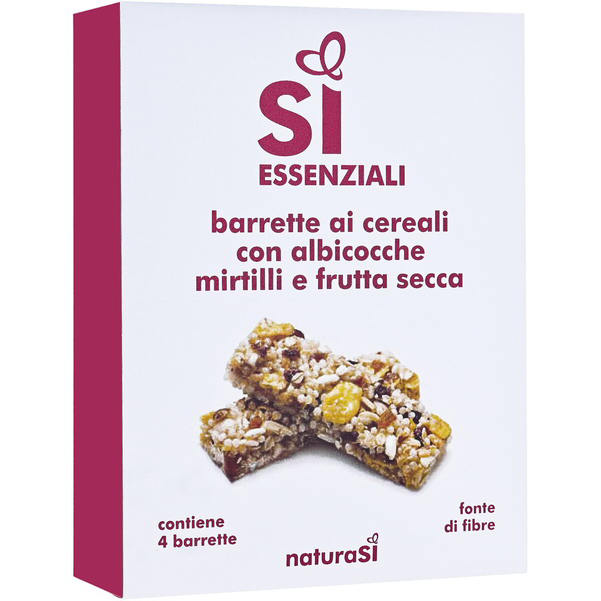 Barrette ai cereali con albicocche, mirtilli e frutta secca