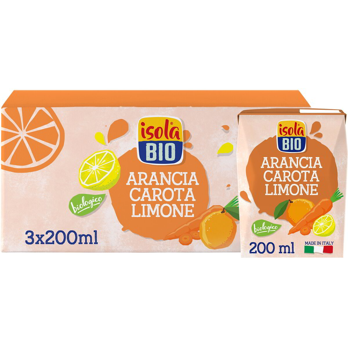 Bevanda arancia carota limone