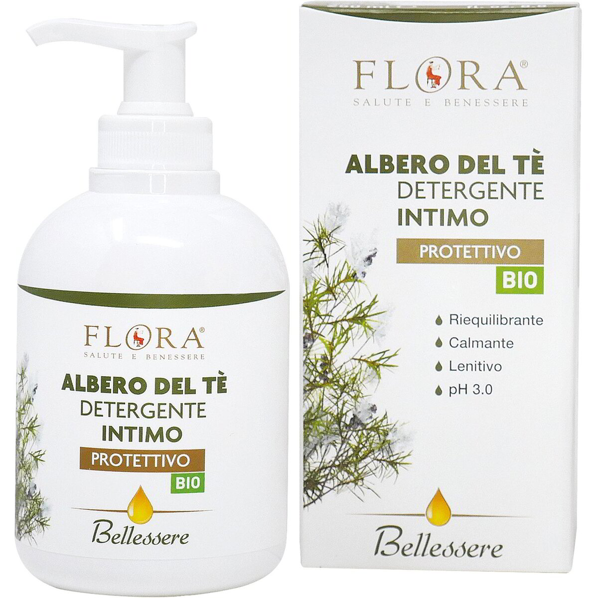 Detergente intimo protettivo con albero del tè