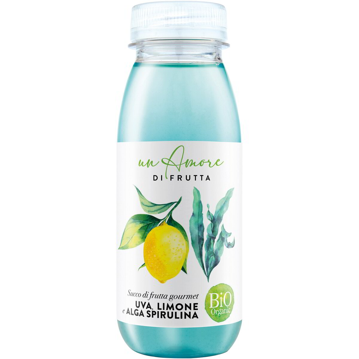 Bevanda d'uva con spirulina
