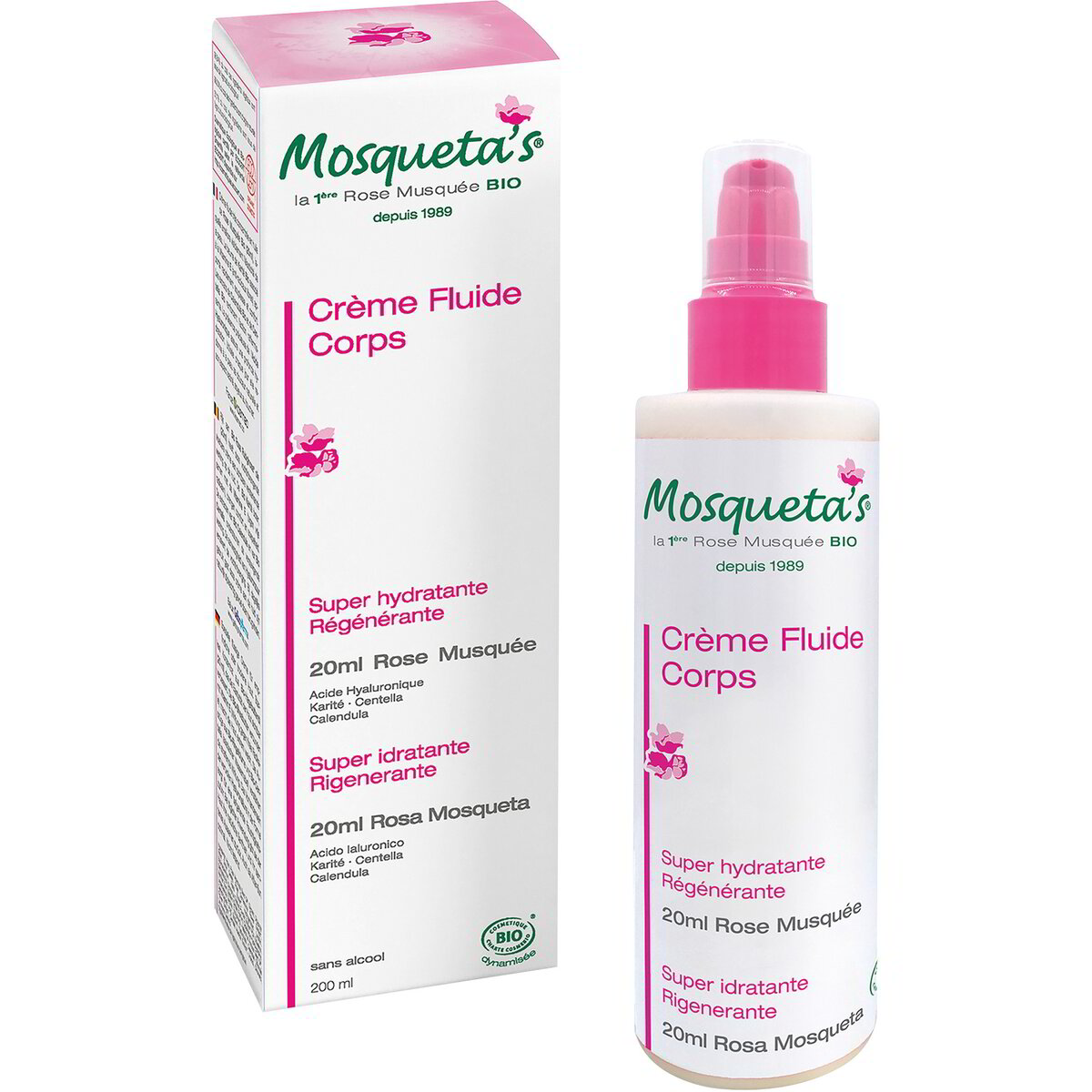 Crema fluida corpo - Mosqueta's rose