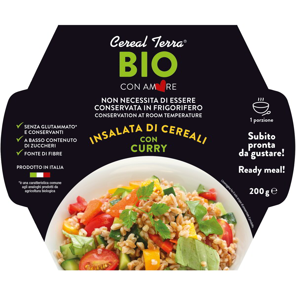 Insalata ai cereali e curry
