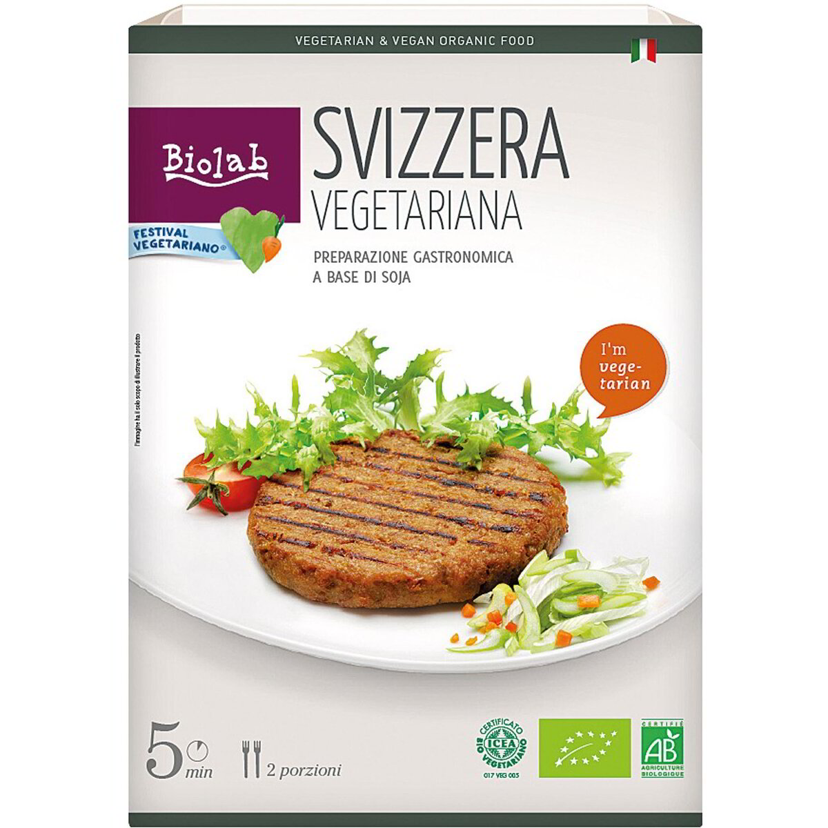 Svizzera vegetariana a base di soia