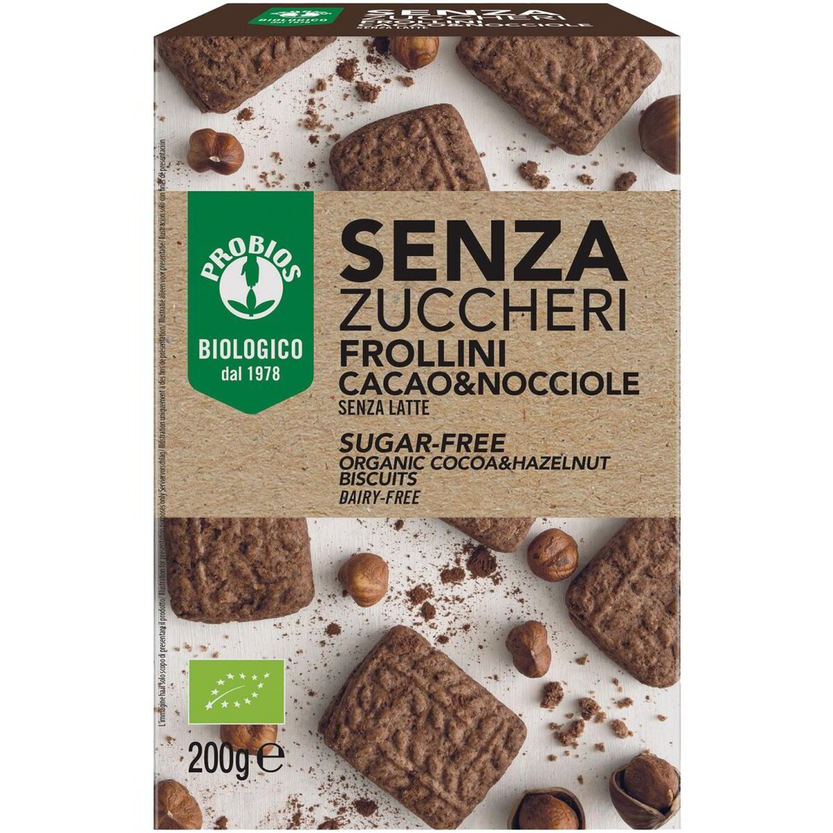 Frollini di cacao e nocciole - Senza zuccheri