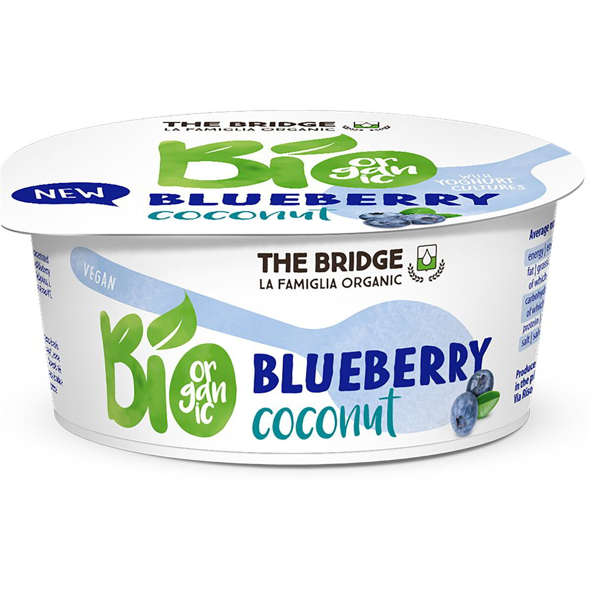 Biogurt cocco mirtillo