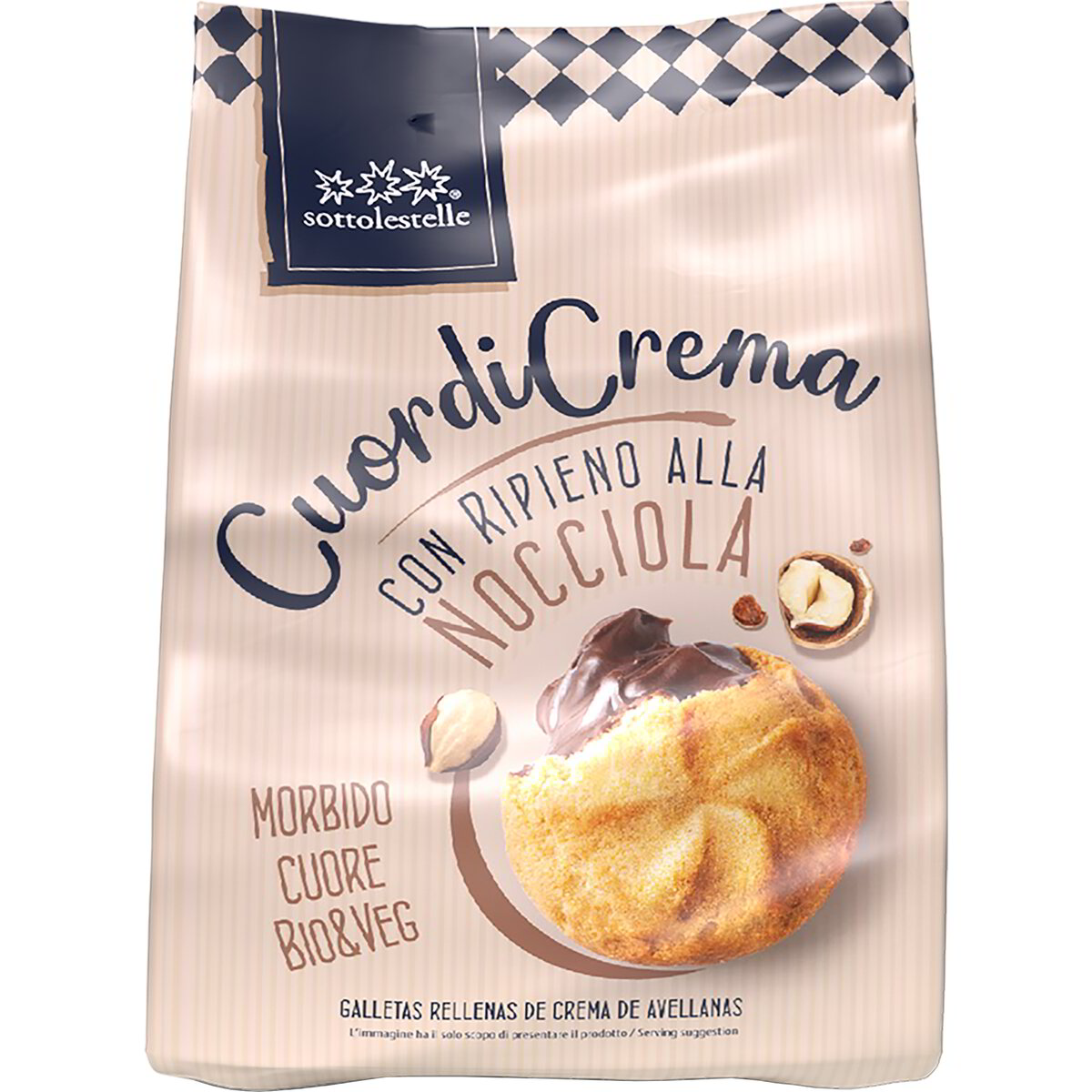Cuordicrema con ripieno alla nocciola
