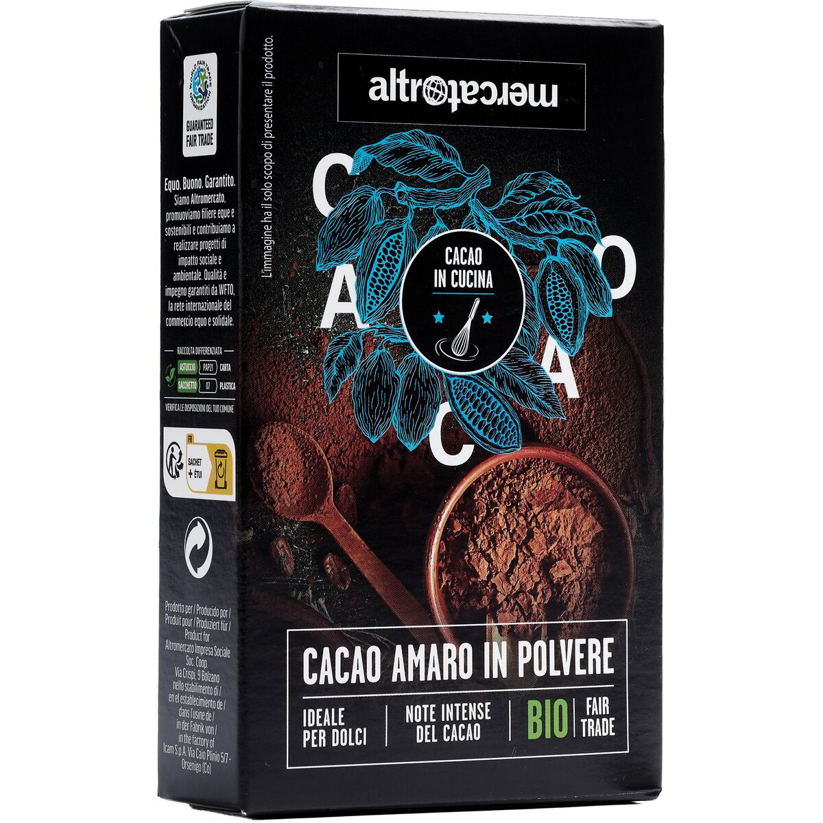Cacao amaro in polvere