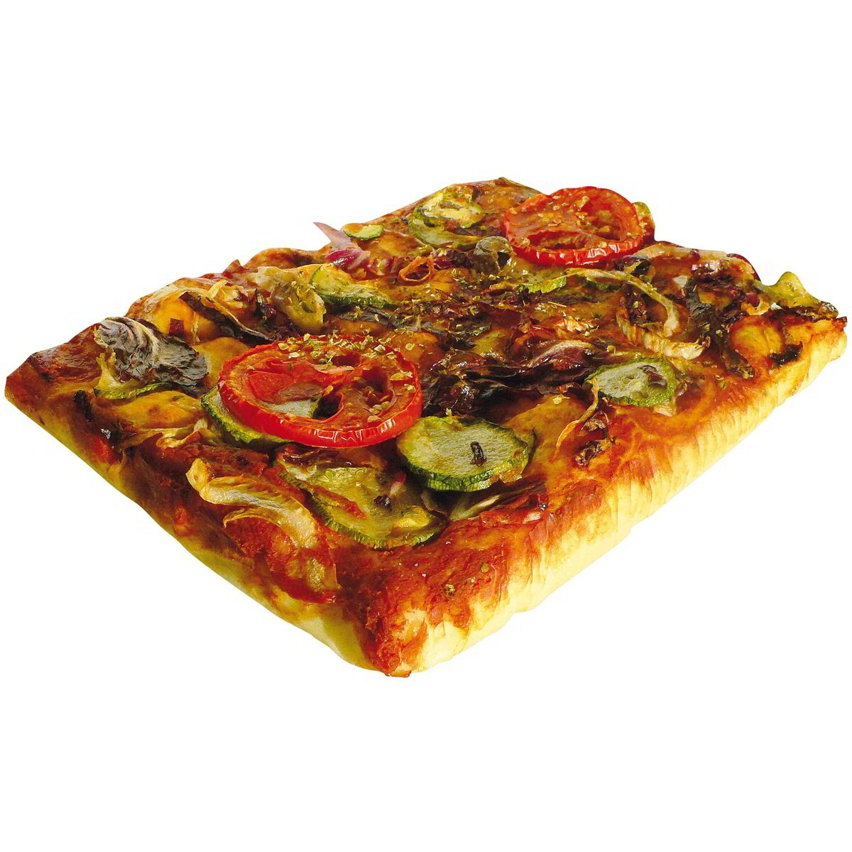 Pizza Senatore Cappelli alle verdure senza formaggio