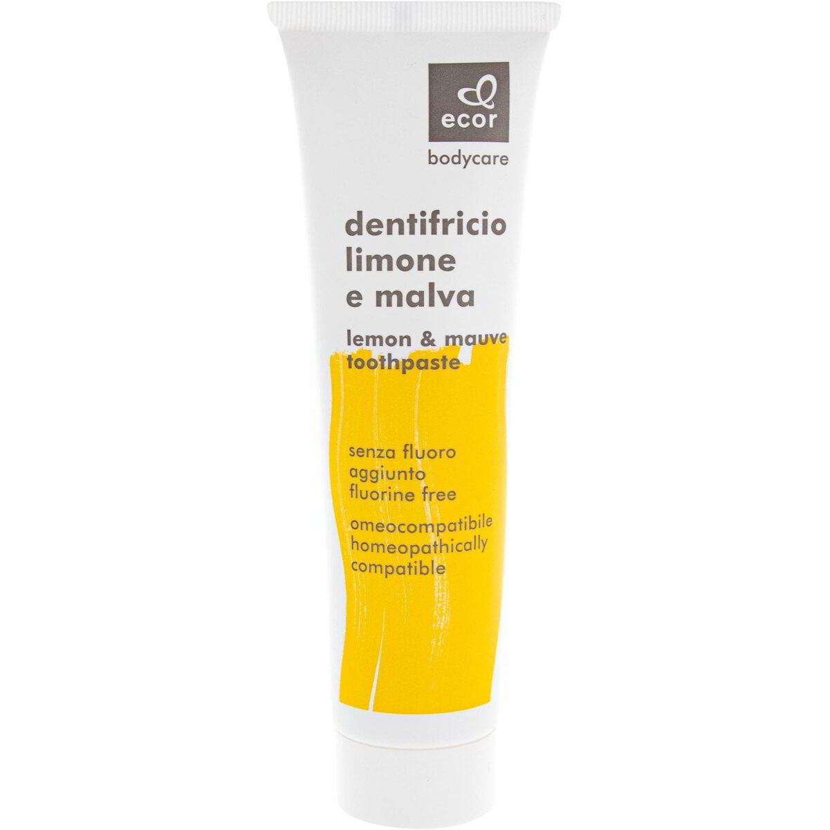 Dentifricio omeocompatibile limone e malva