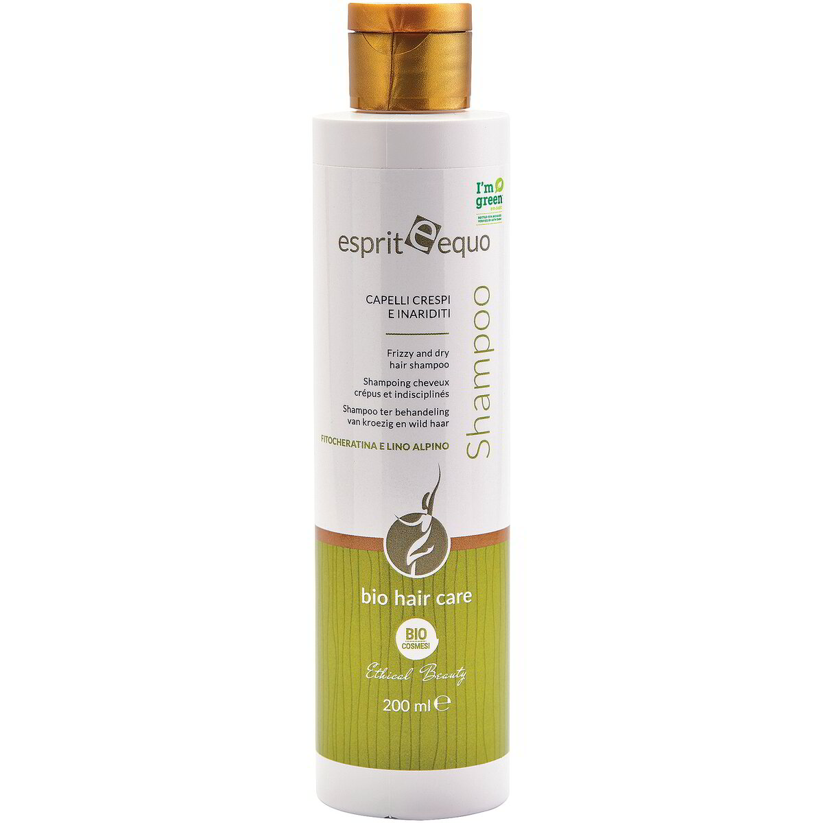 Shampoo trattamento capelli crespi e inariditi