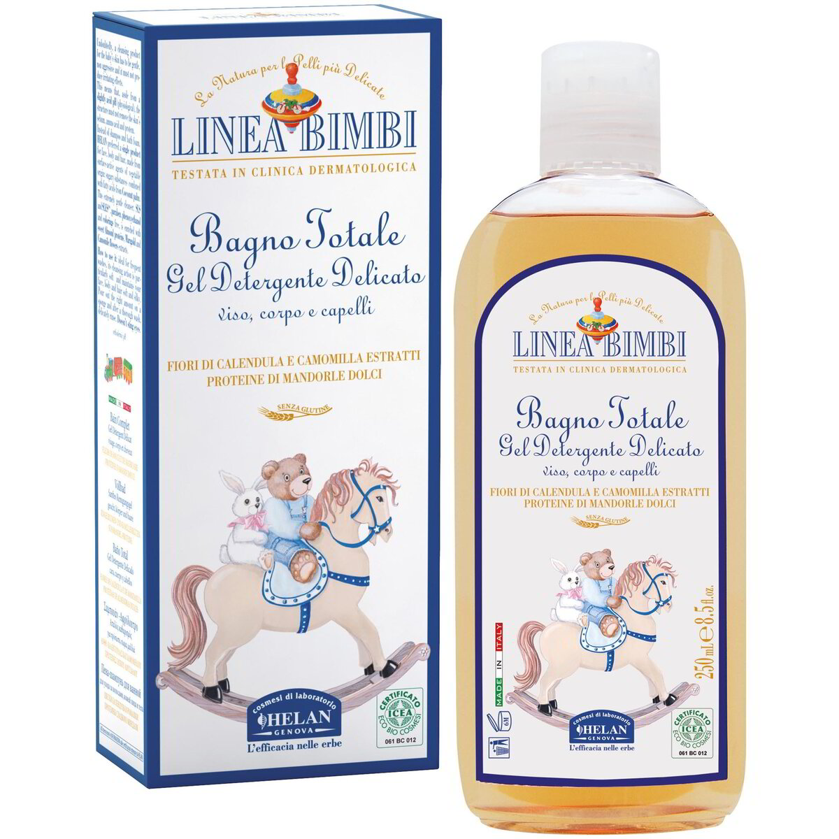Gel detergente delicato calendula e camomilla Bagno Totale Linea Bimbi