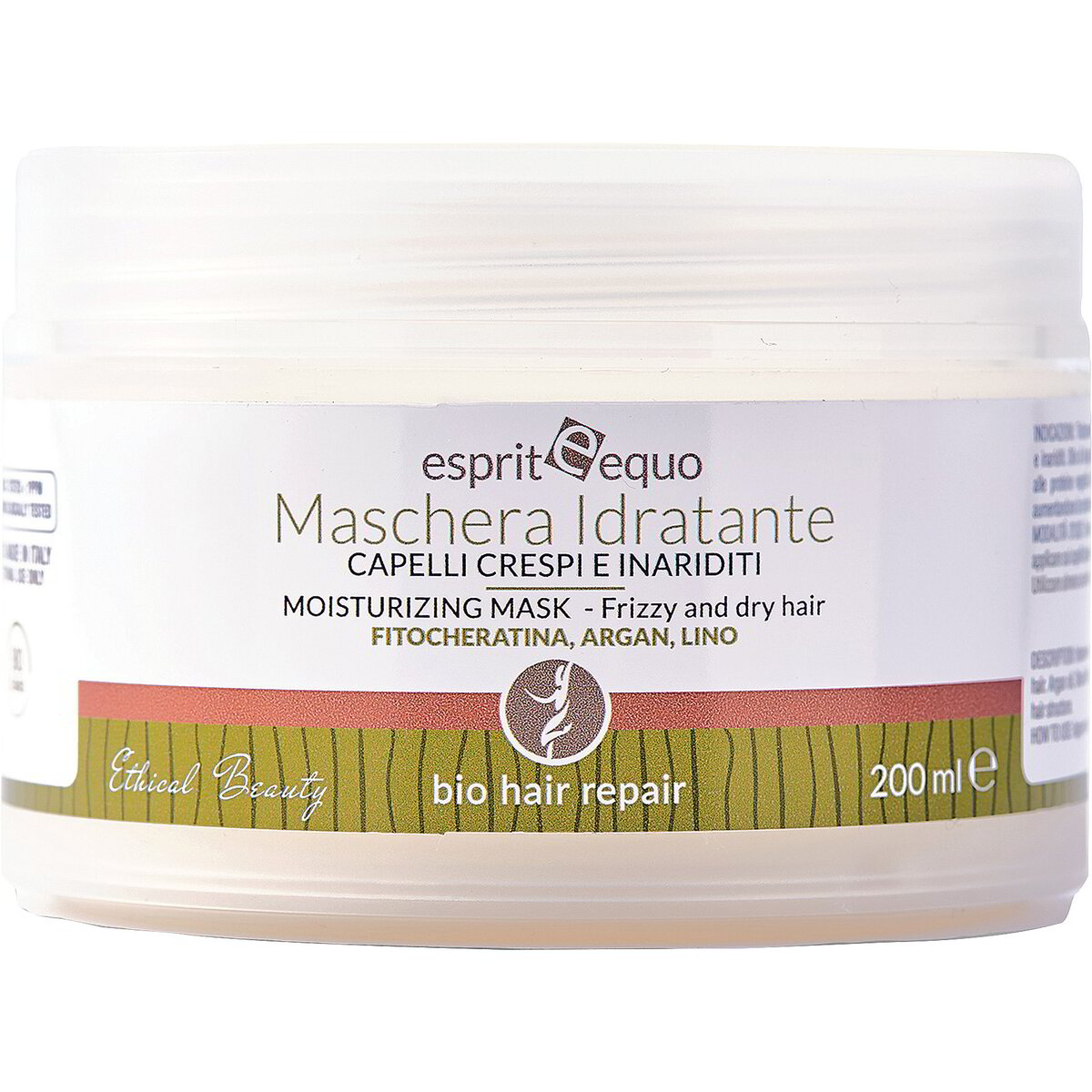 Maschera idratante capelli crespi e inariditi