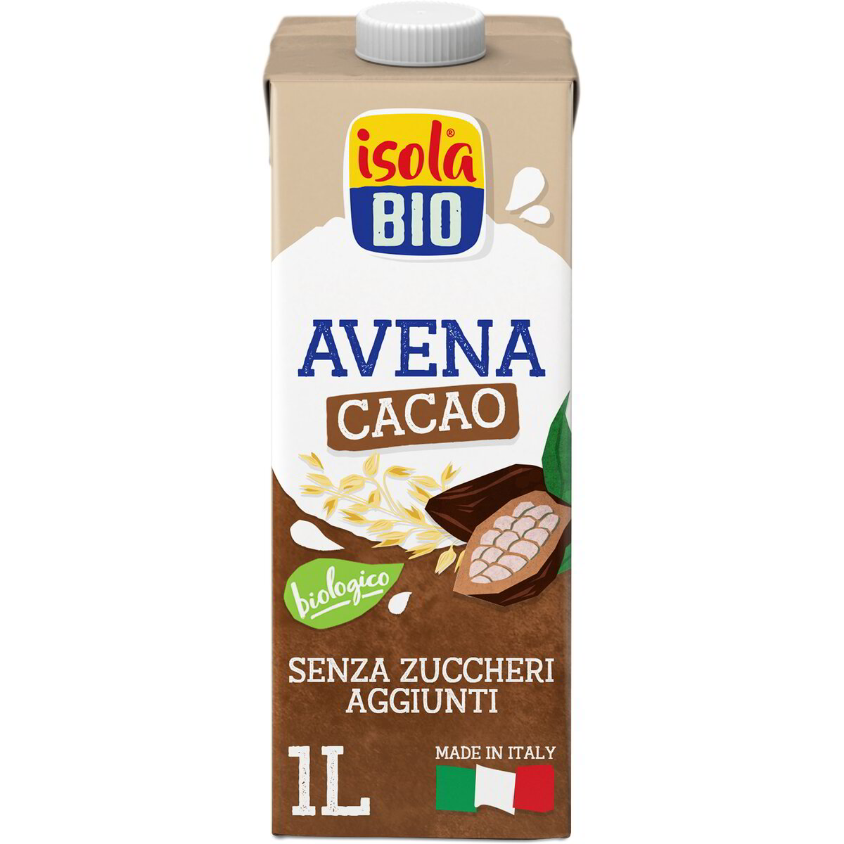 Bevanda a base di avena con cacao