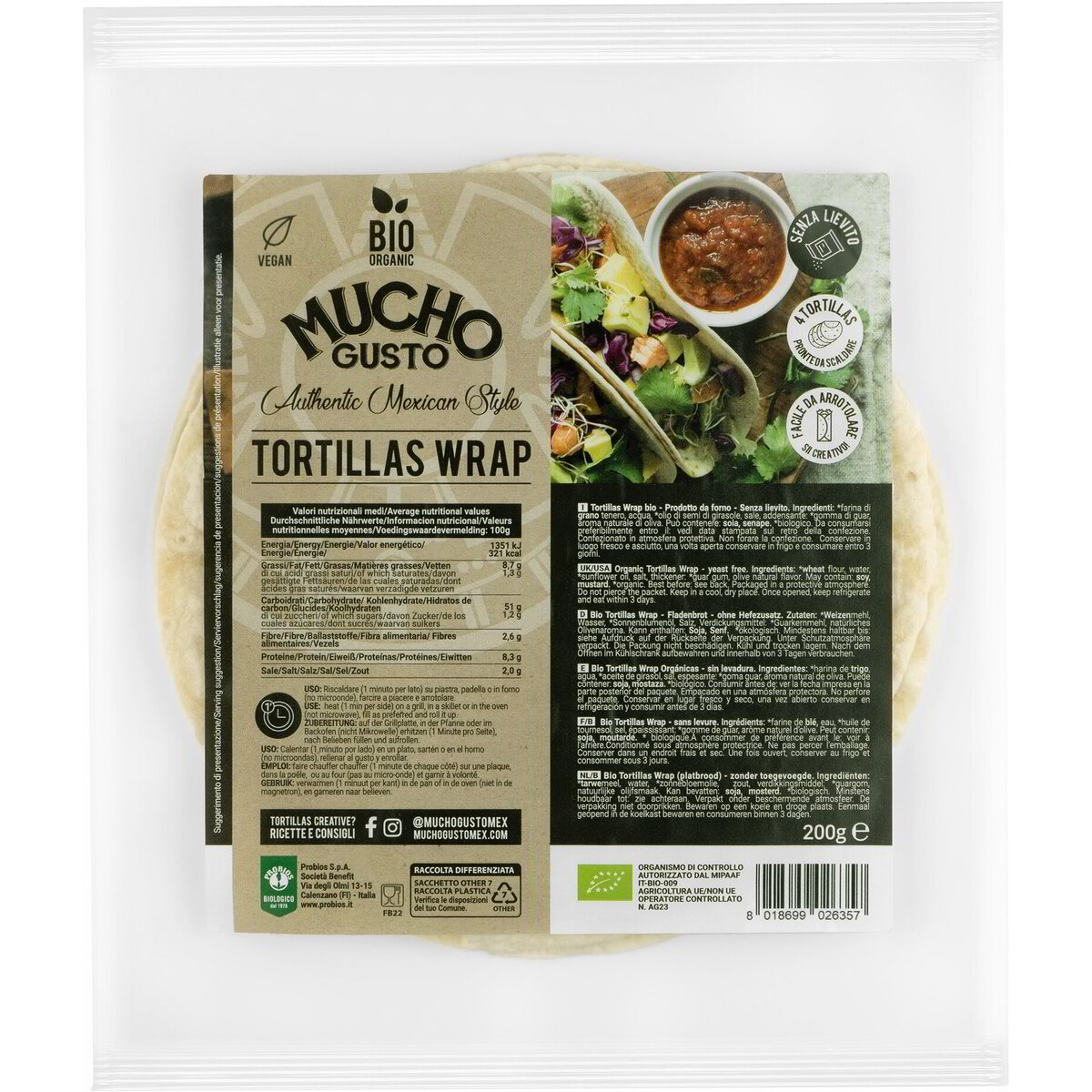 Tortillas wrap
