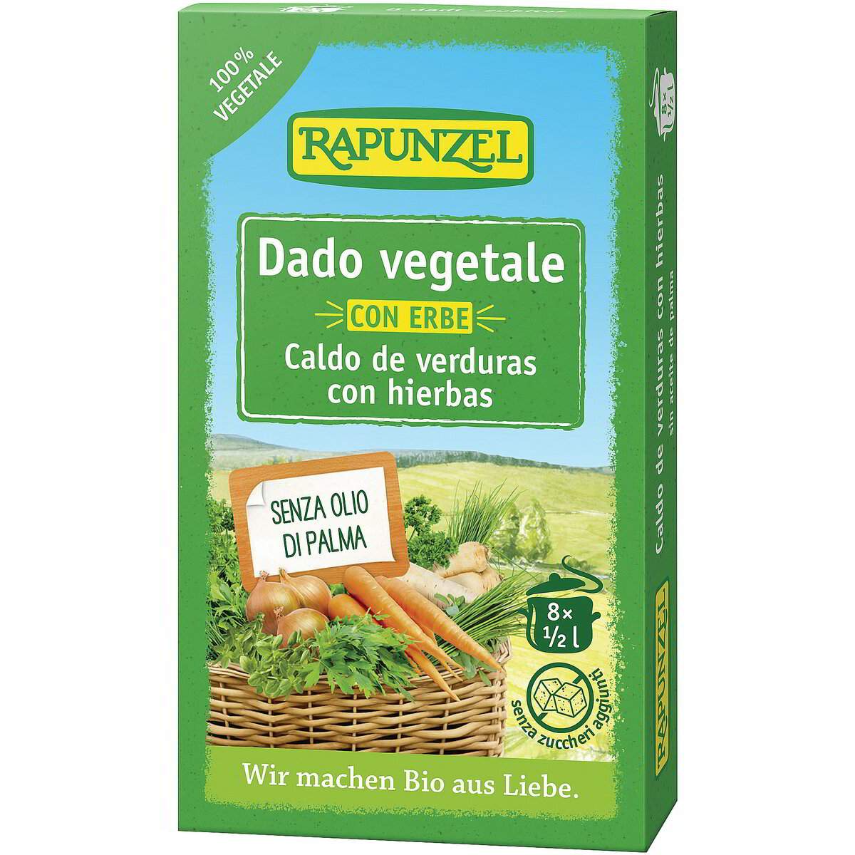 Dado vegetale per brodo con erbe