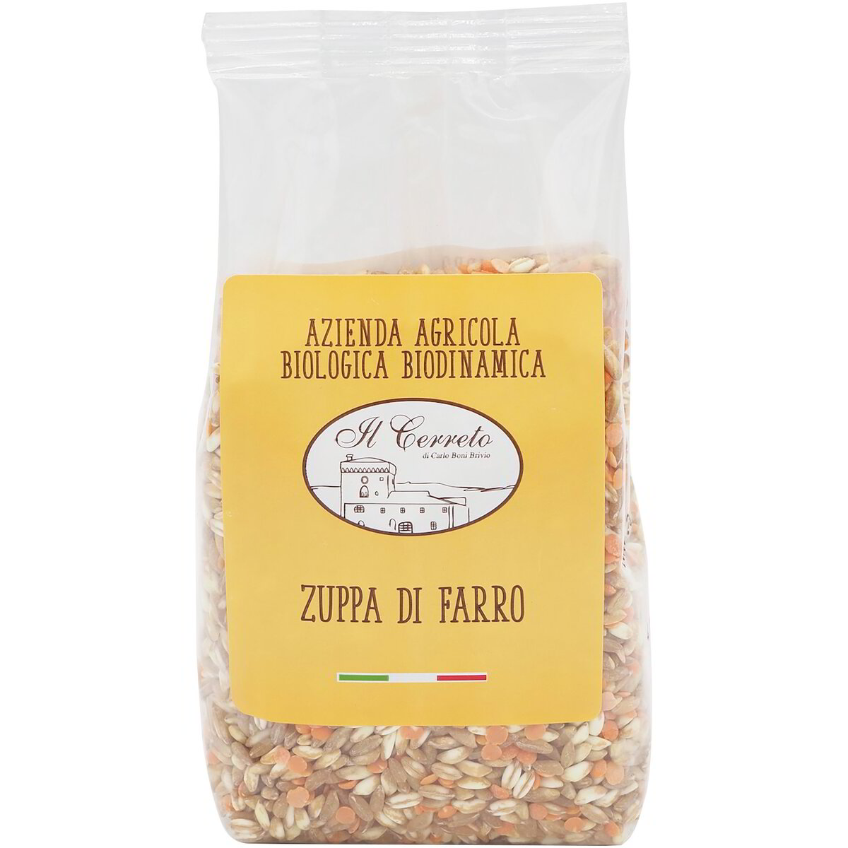 Zuppa di farro perlato e lenticchie rosse