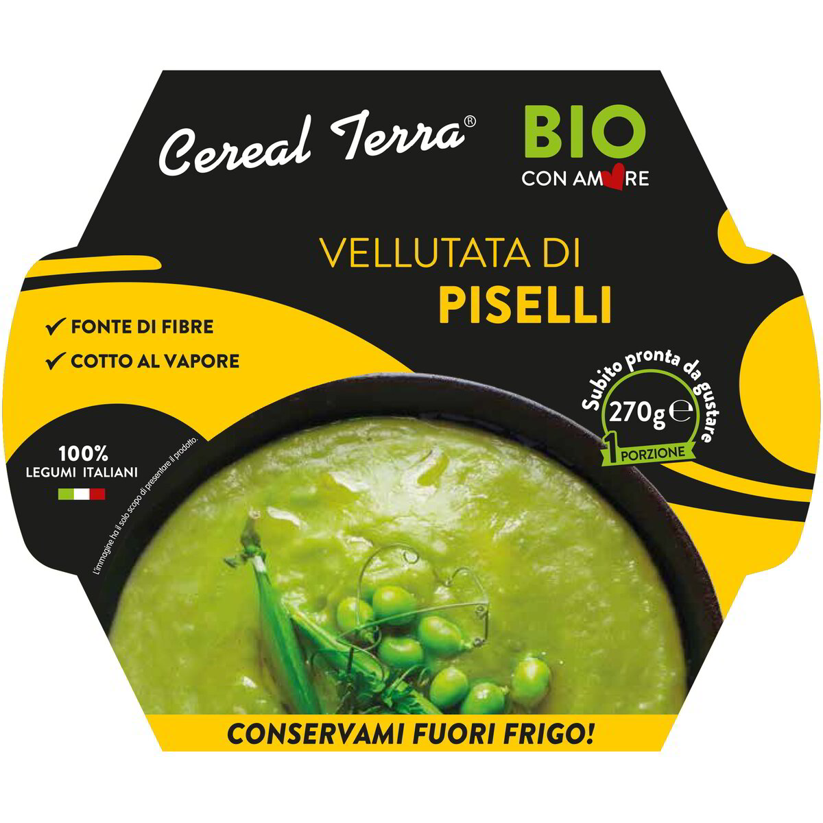 Vellutata pronta di piselli