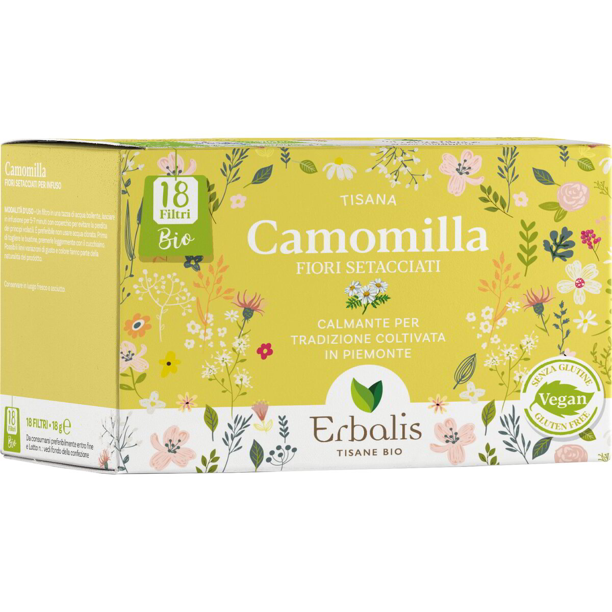 Tisana camomilla fiori setacciati