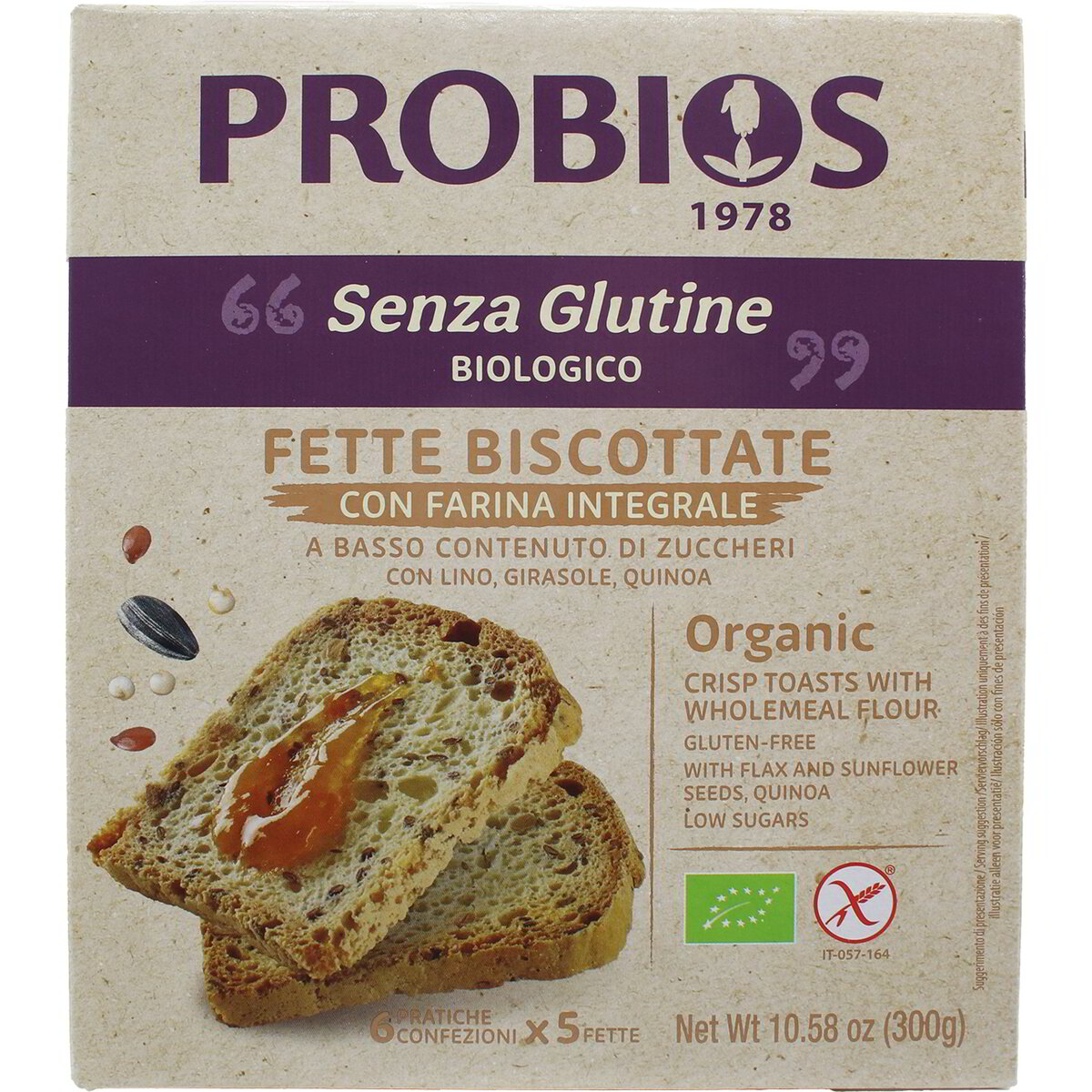 Fette biscottate con farina integrale di riso Rice & Rice