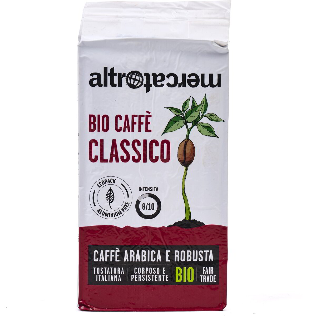 biocaffè classico - arabica e robusta - macinato per moka ed espresso