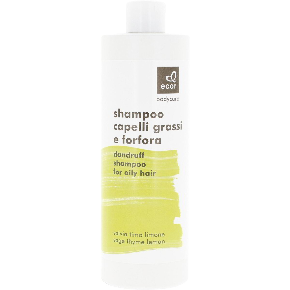 Shampoo capelli grassi e forfora alla salvia timo e limone