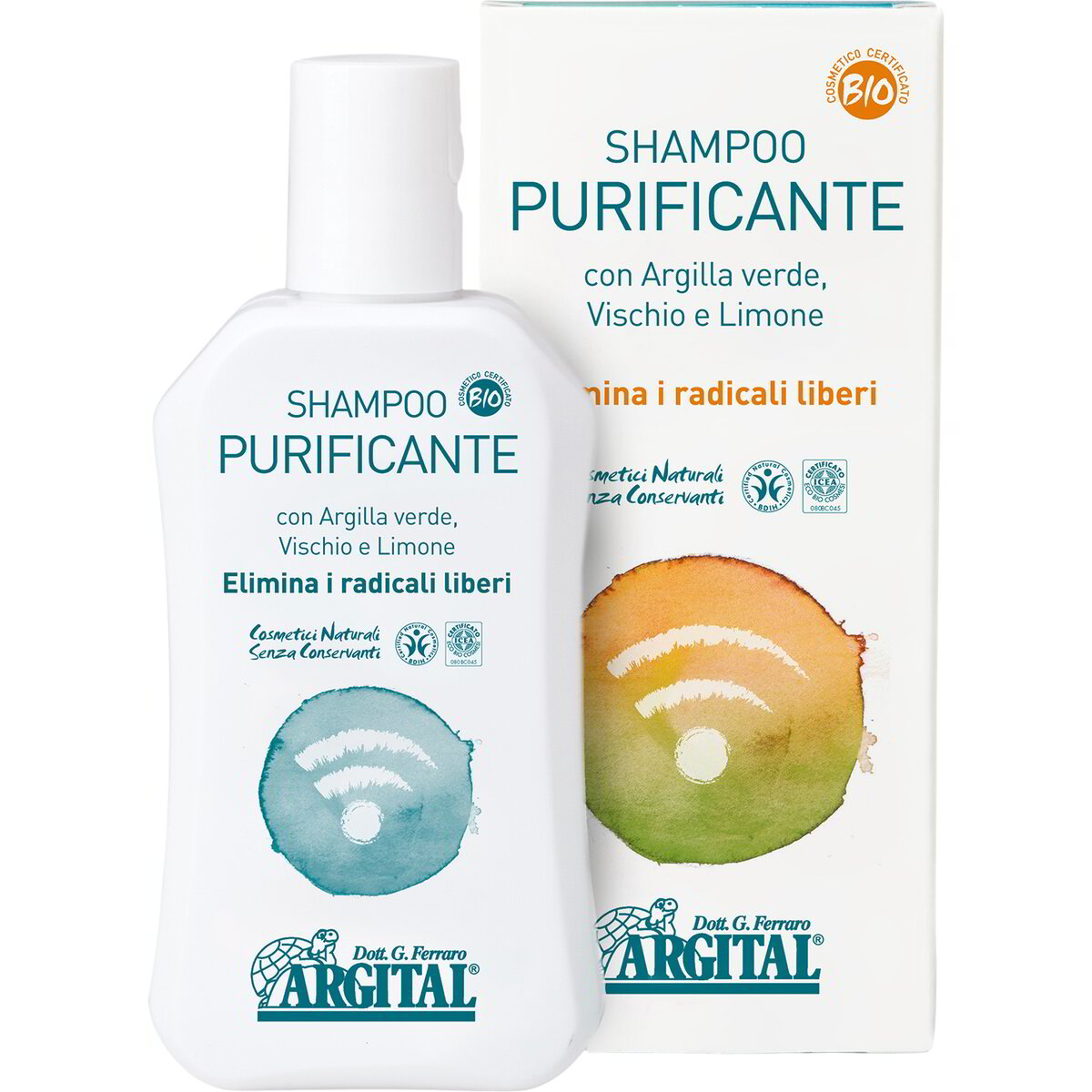 Shampoo purificante vischio e limone