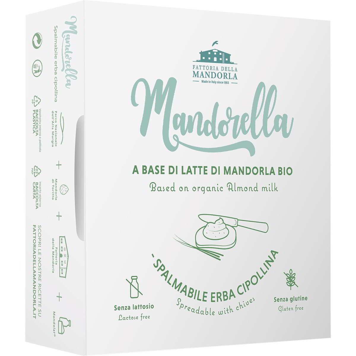 Mandorella spalmabile con erba cipollina