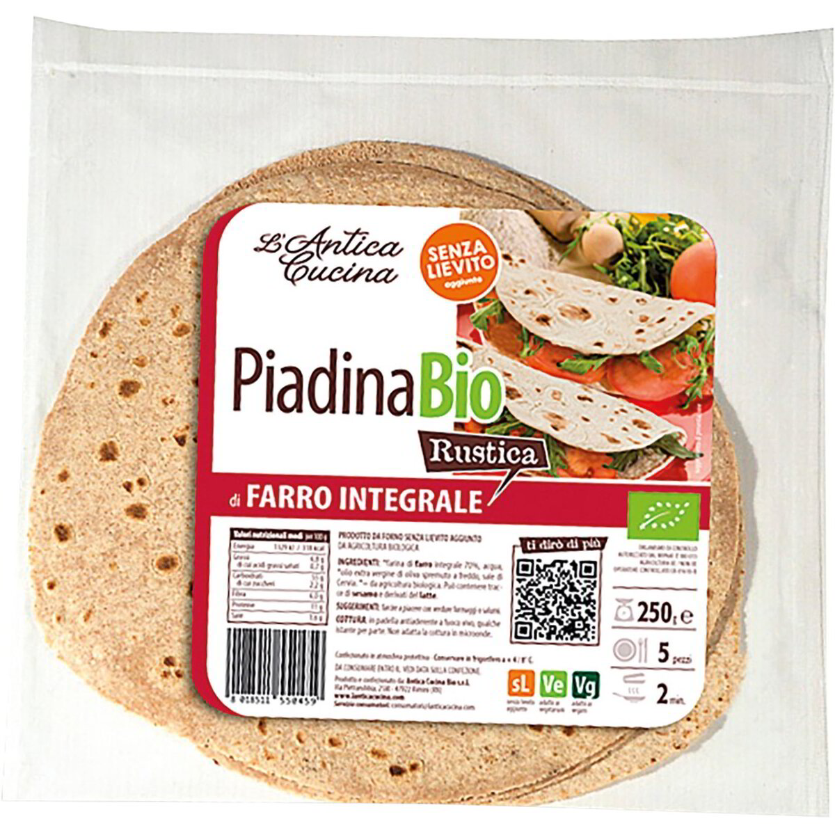 Piadina di farro integrale