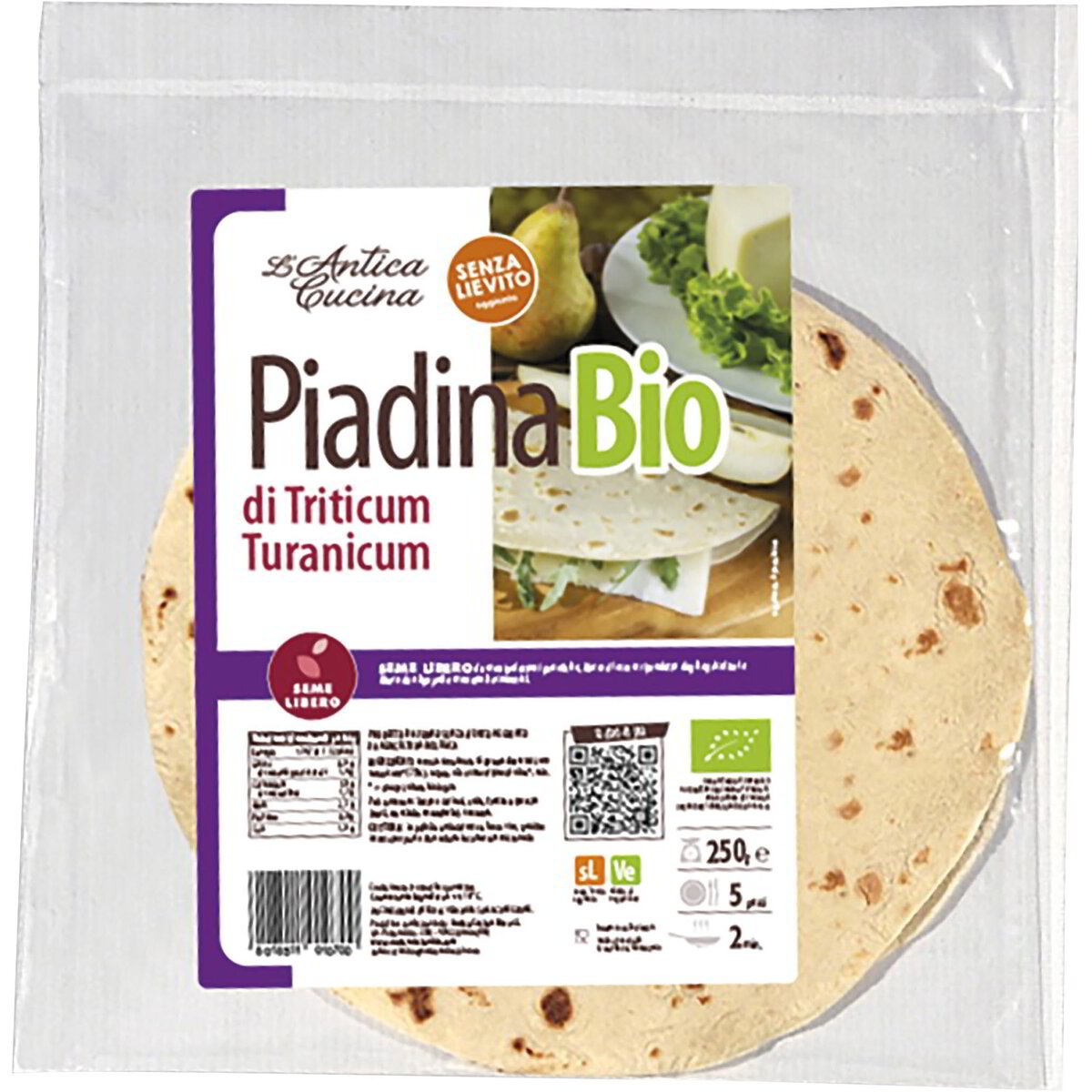 Piadina di grano Turanicum