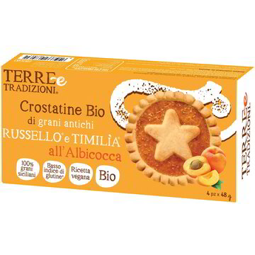 Crostatina di grani antichi albicocca