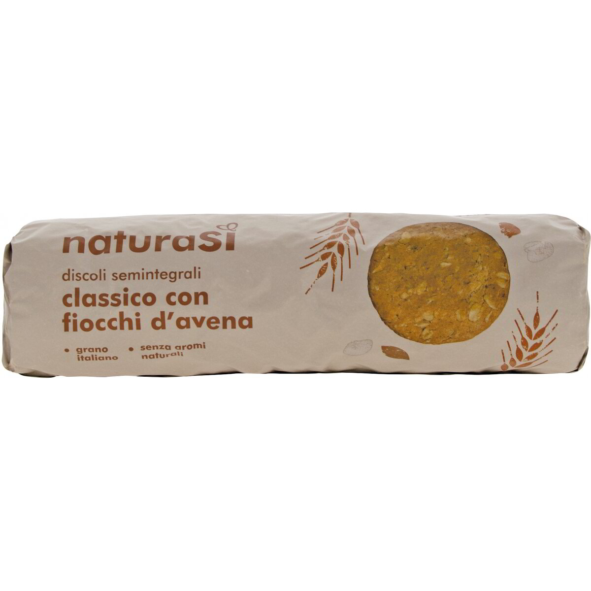 Discoli semintegrali classici con fiocchi d'avena