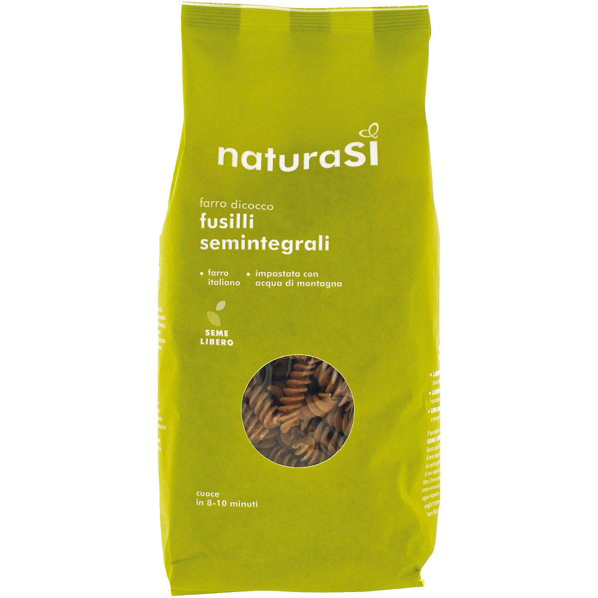 Fusilli semintegrali di farro