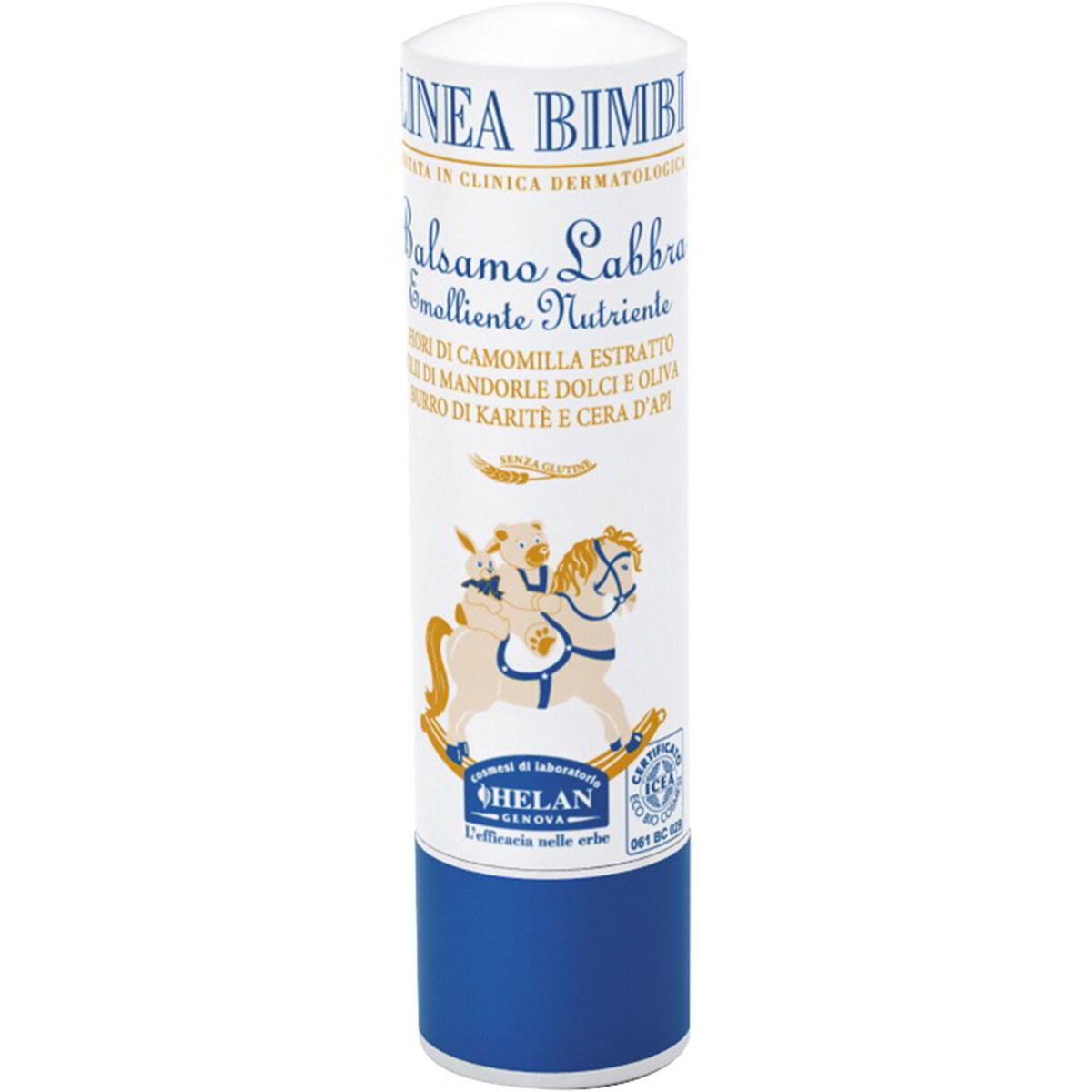 Balsamo labbra emolliente nutriente Linea Bimbi